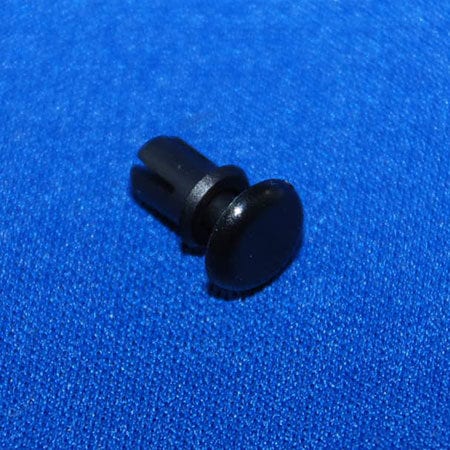 Plastic Ratcheting Action Rivet for Panel and POS Assembly 6 to 21 mm BLACK  with 28 mm diam. head - Panel assembling clip - Ajile
